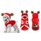 Christmas Santa Claus Reindeer Pet Hoodie